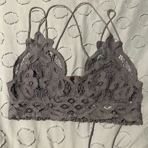 Free People Adella Bralette in Purple XS